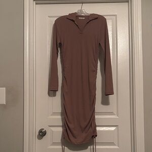 Windsor Mauve Long-Sleeve Dress